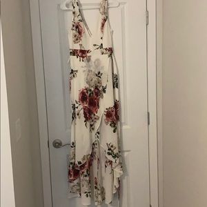 NWT High-Low Floral Dress